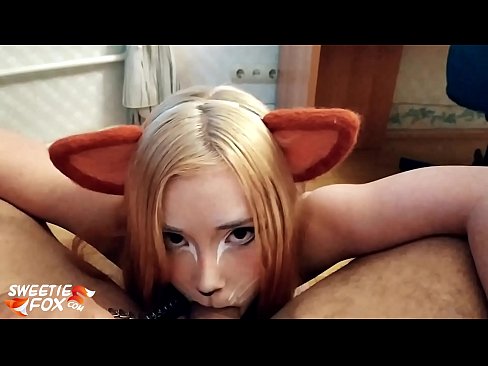 ❤️ Kitsune κατάποση κόκορας και σπέρμα στο στόμα της ❤️ Πόρνο ️❤